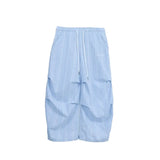 Fresh Blue White Checkered Sport Pants