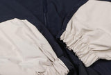 The sleeve of the beige Windbreaker Women's Jacket