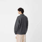 Cozy Textured Quarter Zip Sweatshirt