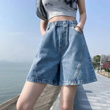 Easy Breezy High Waist Cool Denim Short