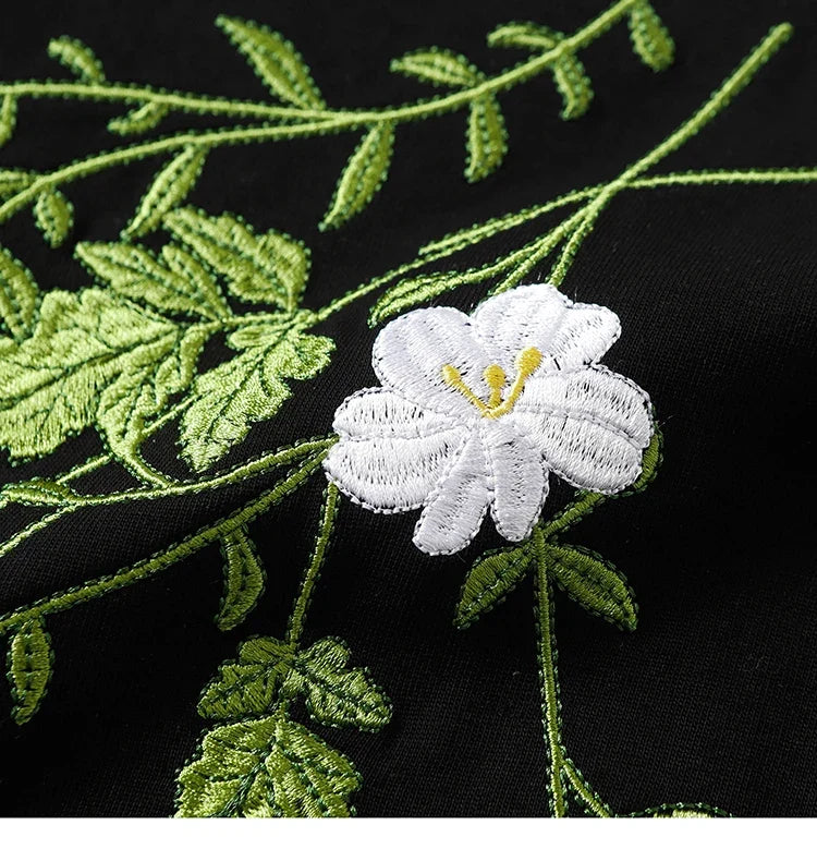 Embroidery Short Sleeve T-shirt