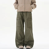 Solid Color Trendy Cargo Pants