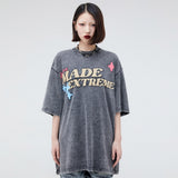 Y2K Made Extreme Skull Graphic T-shirt