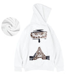 Vibrant Ninja Mudra Graphic Printed Hoodie