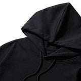Embroidery Lion Head Graphic Print Hoodie