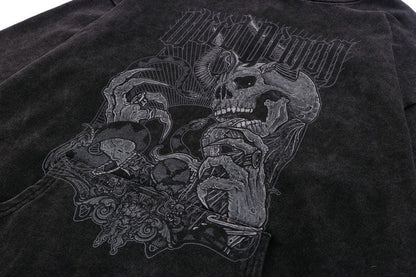 Hungry Demon Print Hoodie