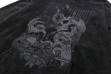 Hungry Demon Print Hoodie
