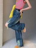 Women Cutting Cool Vintage Ripped Jeans