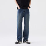 Retro Vintage Blue Loose Casual Jeans