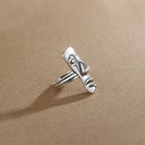 Vintage Abstract Face Finger Ring