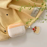 Whimsical Pudding-Themed Earbuds Case