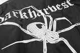 Vintage Black Embroidery Spider Jacket