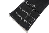 Elastic Waist Drawstring Camouflage Flare Jeans