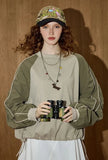 Stylish Oversize Adjustable Cuff Sweatshirt