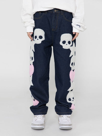 Skull Denim Jeans