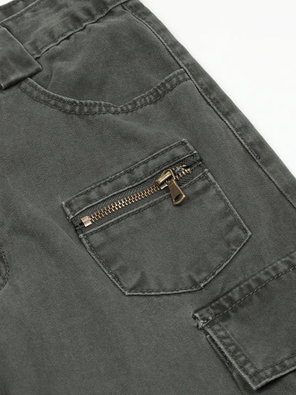 Y2k Women's Solid Color Cargo Pants
