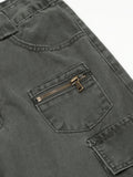 Y2k Women's Solid Color Cargo Pants