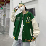 Trendy Embroidered Baseball Varsity Jacket