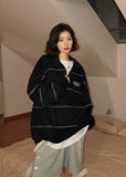 Striped Black Sweatshirt