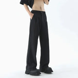 Trendy Black Wide Leg Pants