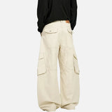 American Style Functional Wide Leg Cargo Pants