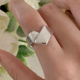 Original Geometry Sterling Silver Irregular Ring
