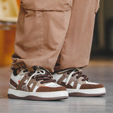 Retro Skateboard Orange Sneakers