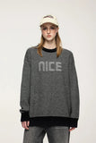 NICE Slogan Sweater