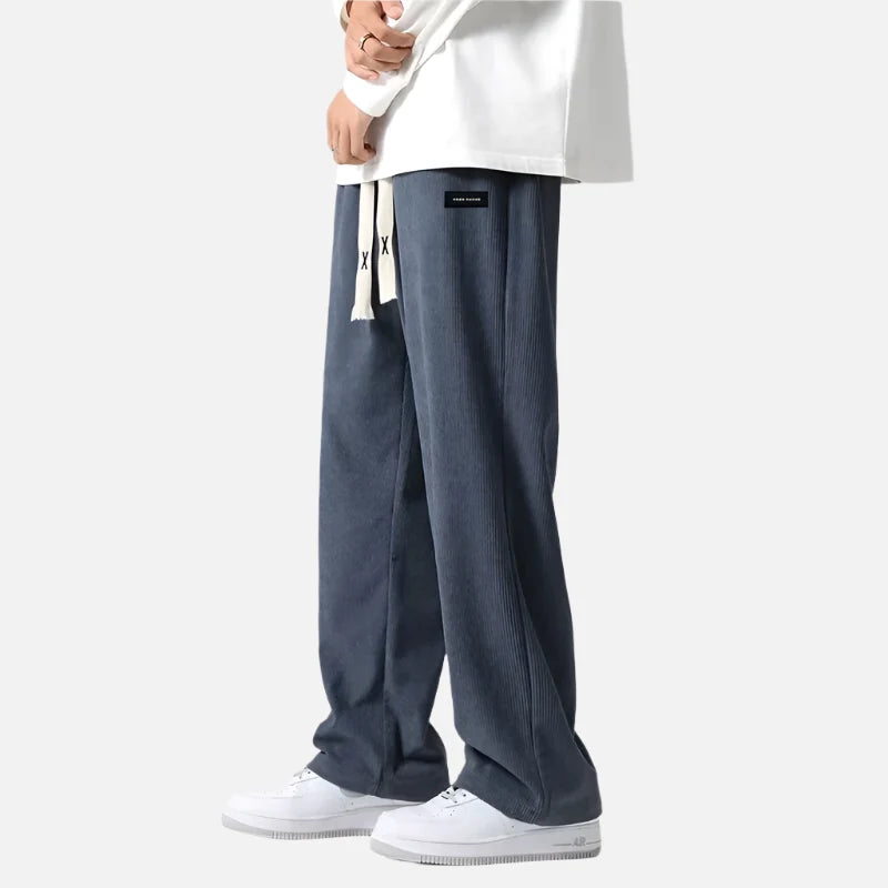 Corduroy Wide Leg Pants with Pants