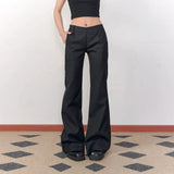 High Waist Full Length Micro Pants