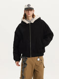 Sherpa-Lined Zip-Up Jacket
