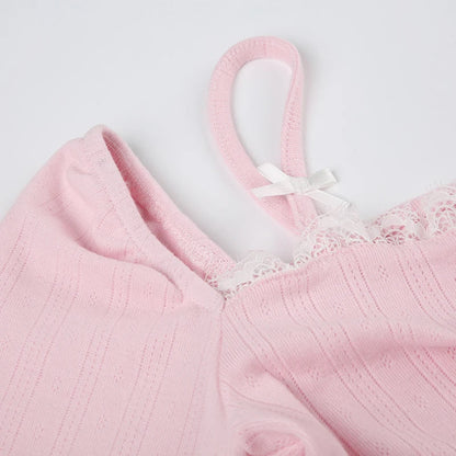 Coquette Long-Sleeve Crop Top