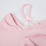 Coquette Long-Sleeve Crop Top