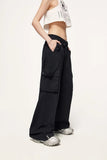 Turn-down Waist Cargo Pants