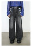 Chic Y2K Retro Graffiti Wide Leg Jeans