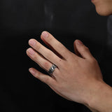 Vintage Cyberpunk Handmade Armor Ring