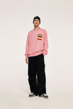 Oversized Rainbow Pocket Sweatshirts