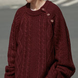 Breathable Warm Retro Simplicity Knitted Sweater