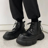Extra Height Thick Bottom British Classic Shoes