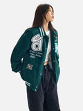 Y2K Autumn Corduroy Baseball Varsity Jacket