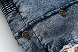 Y2K Thick Winter Patchwork Denim Jacket