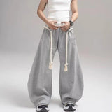 Thick Drawstring Loose Fit Sports Sweatpants