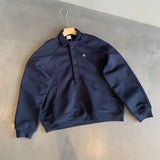 Retro Embroidered Turn Down Collar Sweatshirt