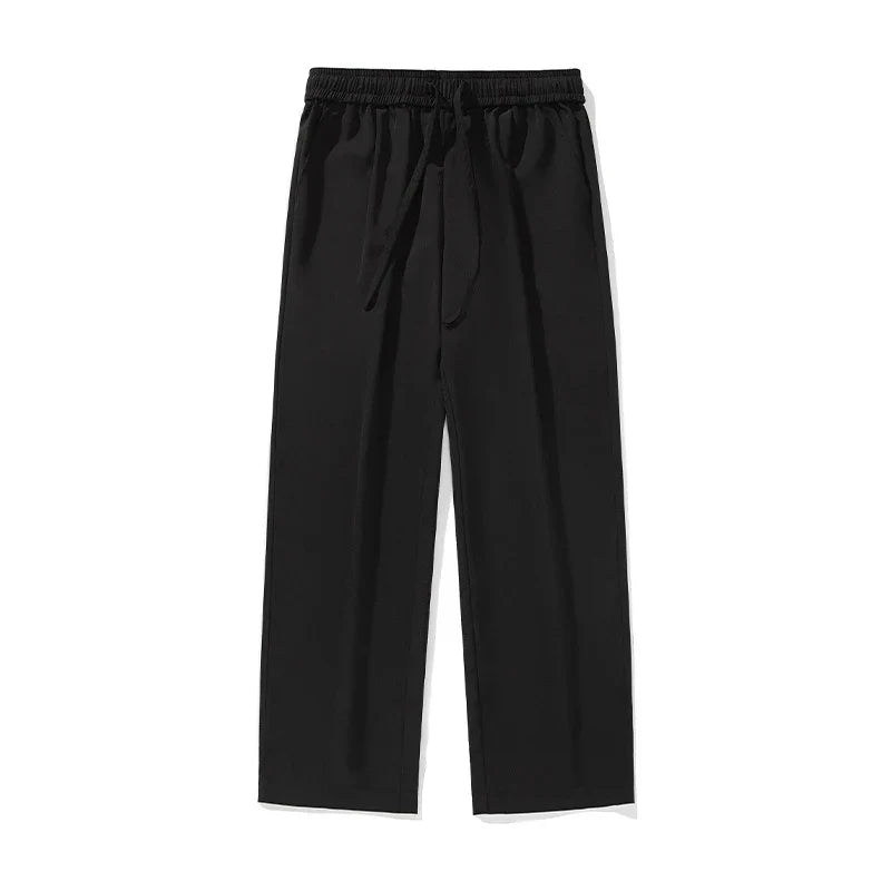 Retro Ice Silk Casual Pants