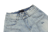 Streetwear Distressed Loose Wide Leg Denim Short