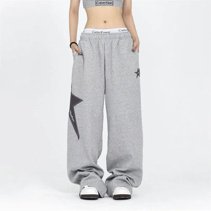 Women Starry Jogging Hip Sweatpants