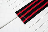 Striped Soccer Style T-shirt