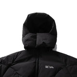Y2K Winter Solid Loose Hooded Parkas Puffer Jacket