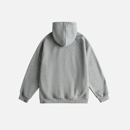 Warm Korean Fleece Oversized Hoodie