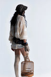 American Style Versatile Cozy Loose Knit Sweater